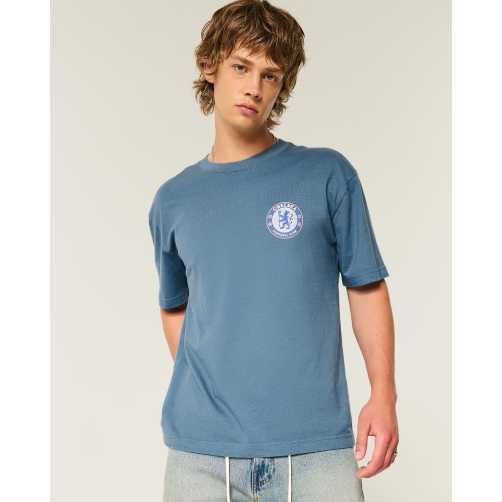New With Tags Hollister Chelsea Relaxed Graphic Tee - Picture 3 of 3
